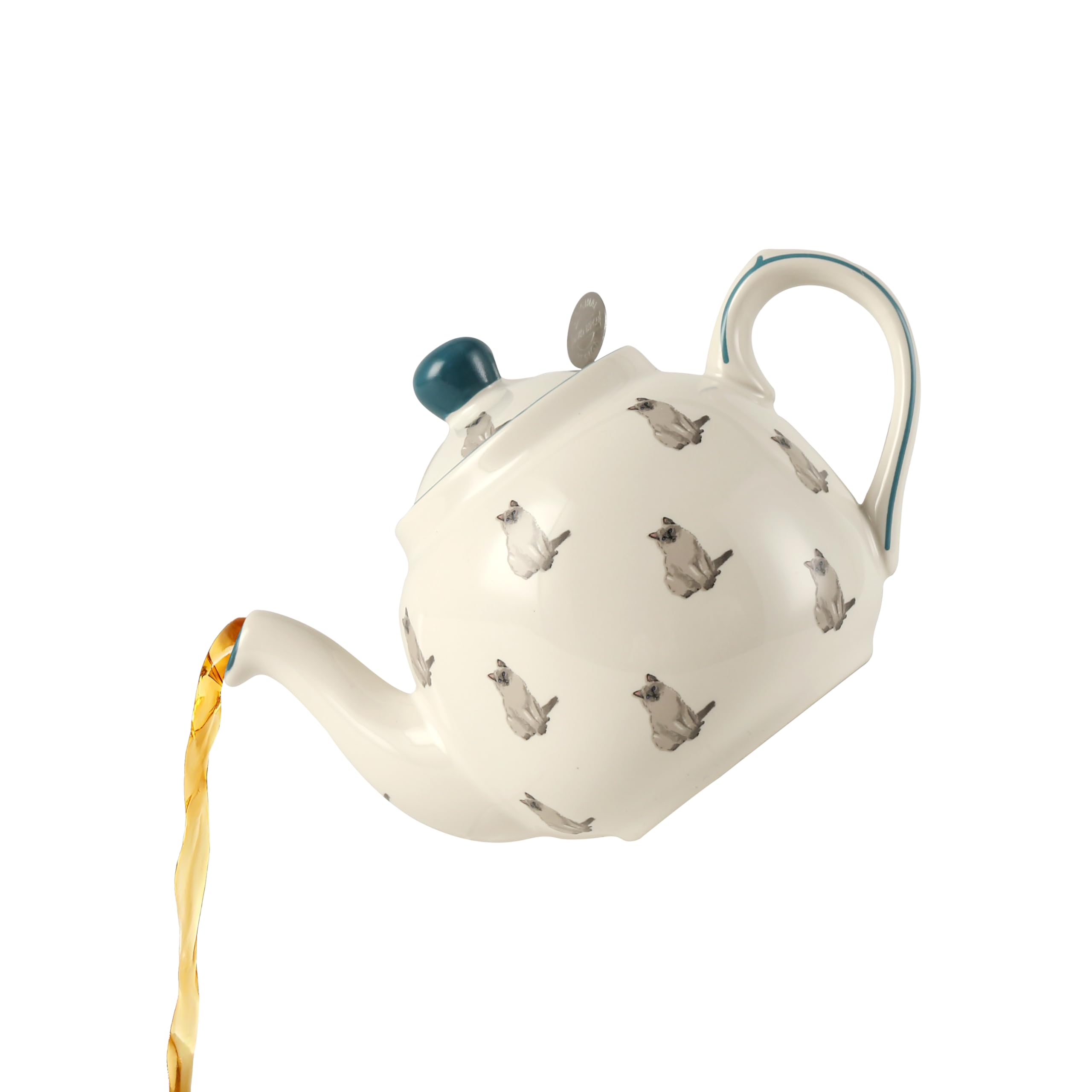 London Pottery Farmhouse Animal Pattern Tea Pot for Loose Tea